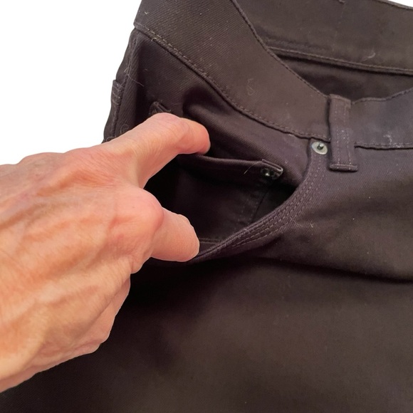 Kenneth Cole Reaction Black Denim-5 pockets-Size 34x30 NWOT - Picture 6 of 11